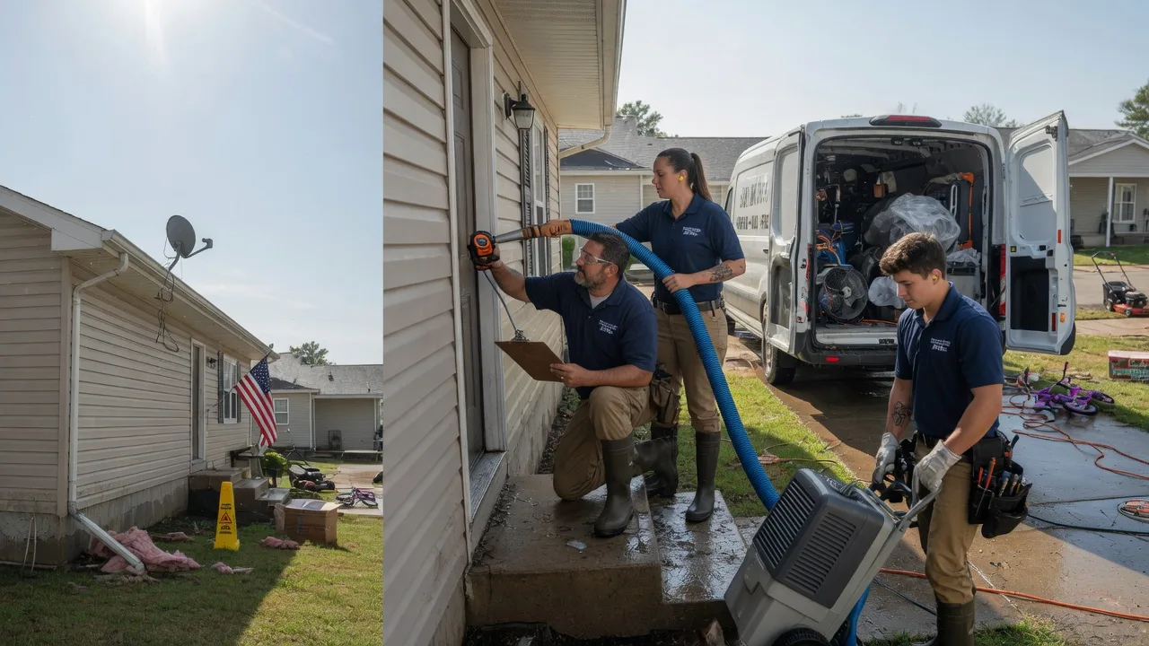 Ceiling Water Damage Restoration in Horntown, VA near me